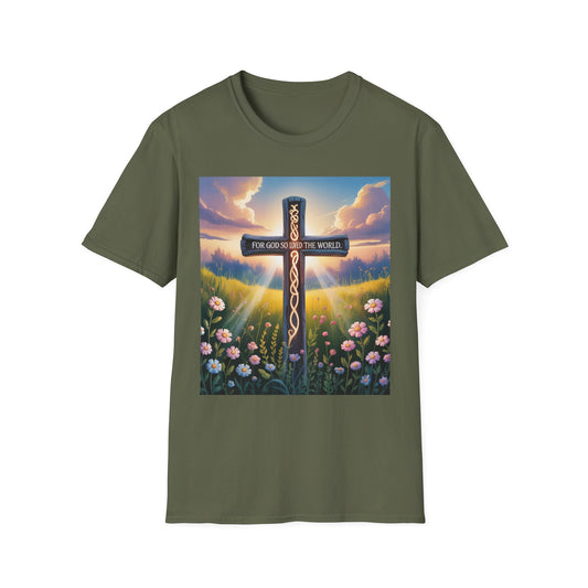 Unisex Christian Graphic T-Shirt, Jesus is King Tee, Faith-Based Shirt, Religious Apparel, Gifts for Believers
