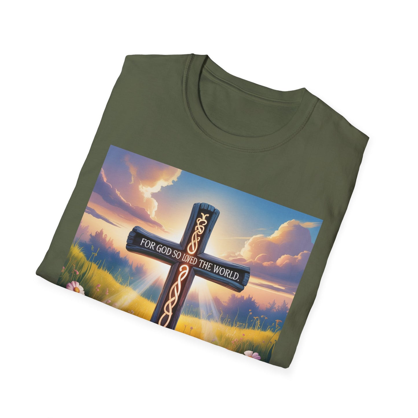 Unisex Christian Graphic T-Shirt, Jesus is King Tee, Faith-Based Shirt, Religious Apparel, Gifts for Believers